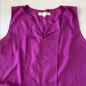 Loft v neck sleeveless shell